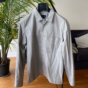 Club Monaco Gray Long Sleeve Button-Up Shirt
